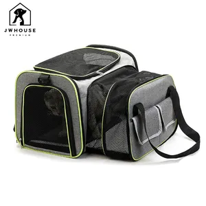 New Style Foldable Carrier for Pets Extensible Dog Cage Breathable Cat Nest Portable Out Bag