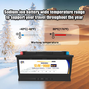钠离子12.4v 90Ah 1050CCA Na + 船启动电池钠离子汽车起动电池更换铅酸电池DIN100 60044 - Product Image 4