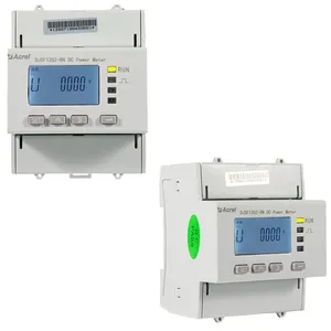 Acrel RS485ราง DJSF1352-RN DIN 5V มิเตอร์ไฟฟ้าอินพุต DC kWh สำหรับมิเตอร์ชาร์จ EV