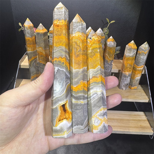 Cristales de Alta Calidad, Torre de Cristal Curativo, Punta de Jaspe Abejorro para Decoración - Product Image 2