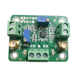 Module amplificateur de décalage et de gain CC réglable, trimmer de niveau de polarisation, gain variable 1-10x, double alimentation ±2.5-18V pour le traitement du signal - Product Image 2