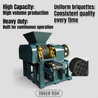 Presse à briquettes de biomasse industrielle, équipement de formage de charbon de bois et de sciure de bois pour la production de combustible
