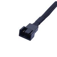 Kabel ekstensi kipas pendingin CPU Male ke Female 2540-4 pin untuk kabel kipas komputer