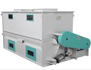 SLHY 1-10TPH Máquina licuadora de alimentos para animales/Mezclador de granos de paleta de un solo eje Máquina mezcladora de alimentos para animales