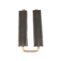 Usine en forme de U Zipper Fin Heat Pipe 30CFM cuivre liquide refroidissement dissipateur de chaleur avec ventilateurs à haute efficacité pour application CPU