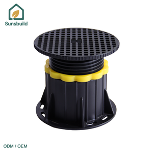 Sunsbuild SUN-S Series 20-140mm Height Adjustable Plastic Pedestal Heavy Duty 800KG Capacity Kitchen Hotel Outdoor <b>Decking</b> - Product Image 3