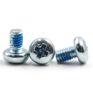 #<strong>6-32</strong> Pan Head Phillips Carbon Steel Grade 8.8 Eco Blue Zinc Plated 4.5mm Precision Machine Thread <strong>Screw</strong> - Product Image 3