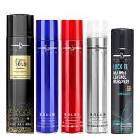 Spray capillaire personnalisé avec logo, produits coiffants pour hommes, salon, spray capillaire à tenue extra forte, marque privée