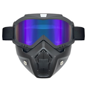 Masque de moto cross personnalisé avec lunettes de protection anti-vent et motif crâne pour activités de plein air - Product Image 6
