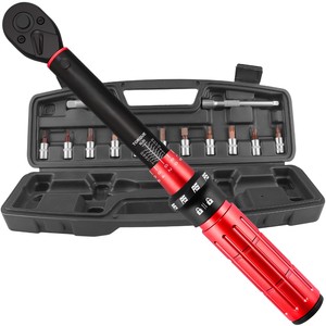 1/4" 1-25N.m Preset Torque Wrench Set with 72T <b>Ratchet</b> Head, High for Auto Motorcycle Bike Maintenance - Product Image 2