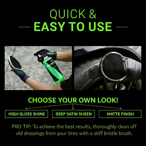 Abrillantador de Neumáticos Automotrices a Base de Agua de Alta Calidad para Mejorar el Brillo, Mantenimiento de Ruedas, Cera para Neumáticos - Product Image 3