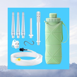 Vaso de Enema de Silicona Suave Reutilizable, <span class=keywords><strong>Irrigador</strong></span> <span class=keywords><strong>Rectal</strong></span> Portátil para Limpieza de Colon, Uso Personal en Casa o Clínica, Venta al Por Mayor - Product Image 1