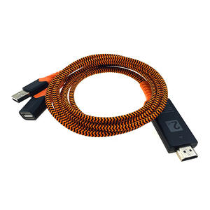 Moc — téléphone portable OEM, HD, 2K, câble tressé, USB, femelle vers HDMI, Plug and Play, pour <span class=keywords><strong>Iphone</strong></span>, <span class=keywords><strong>TV</strong></span>, téléphones Android, Xiaomi - Product Image 4