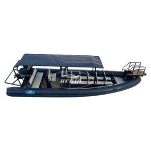 Bateau semi-rigide en aluminium Haide CE Luxury Patrol DL960 de 32 pieds, bateau pneumatique, bateau de pêche - Product Image 1