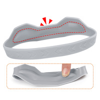 Bande de soutien rotulien en silicone moulé, absorption des chocs, compression, soulagement de la pression pour la gym et le fitness