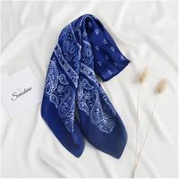 Foulard carré en polyester à motifs à carreaux pastel tendance 2026 avec chaînes, style Kawaii, délicat et multicolore, écharpes et châles