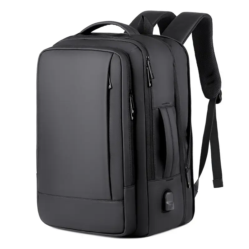 Peiway nuevo estilo Pull Rod Correa al aire libre impermeable hombres moda Casual Logo negocios Laptop mochilas bolsas con Usb