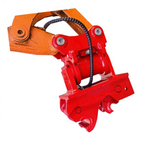 Attache rapide robuste pour rotateur inclinable à rotation complète pour l'aménagement paysager avancé