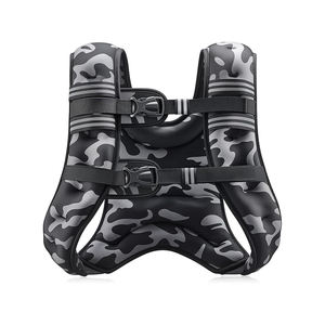 Chaleco de Peso Ajustable Bulufeite con Relleno de Arena de Hierro, Capacidad de 6LB-30LB para Entrenamiento de Fuerza CrossFit, Diseño Duradero, Aumenta la Musculatura - Product Image 1