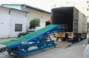 เครื่องปีนเขาไฮดรอลิกสายพานลำเลียงแบบลูกกลิ้งอัตโนมัติโครงเหล็กสแตนเลสแบบไฟฟ้า - Product Image 3