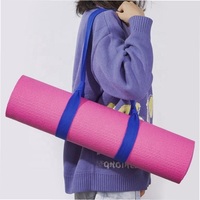 Eco Friendly Studio Practice Polyester Katoen Multi Functioneel Verstelbare Custom Logo Yoga Mat Draagband