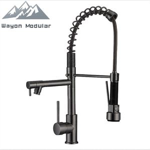 Robinet de cuisine en acier inoxydable de qualité supérieure avec pulvérisateur à double fonction - Product Image 5