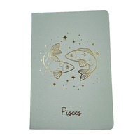 Cuaderno de Papel Reciclado A5 con los Doce Signos del Zodiaco, 90 Páginas, Diario Semanal, Cuaderno con Logotipo Personalizado al por Mayor, Diario de Bolsillo