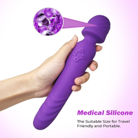 Vibrateur manuel pour femme, baguette vibrante AV, masseur sexuel, jouet sexuel en silicone pour femmes, vente en gros