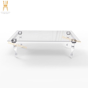 Bàn Ăn Hình Chữ Nhật Acrylic Trong Suốt Bán Chạy Dành Cho Đám Cưới - Product Image 4