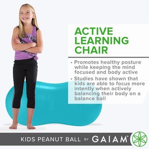 Premium sedile attivo a forma di arachide rimbalzo sedia esercizio Yoga equilibrio palla seduta per il lavoro da scrivania o Yoga pratica - Product Image 2