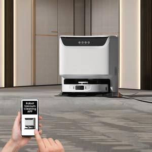 Robot Aspirador y Fregasuelos con LDS+ y Doble Línea Láser para Evitar Obstáculos, con Transmisión de Voz para Uso Comercial - 1 Año de Garantía - Product Image 1