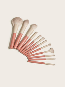 ชุดแปรงแต่งหน้า12ชิ้นแป้งฝุ่นแปรงคอนซีลเลอร์รองพื้นสำหรับแต่งหน้ามืออาชีพ - Product Image 2