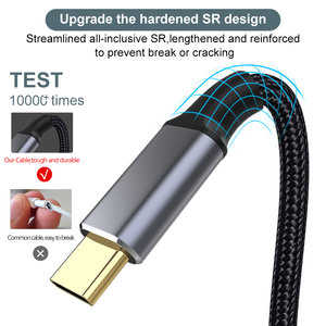 สายโปรเจคชั่นหน้าจอแบบฟังก์ชันครบถ้วน รองรับการชาร์จเร็ว PD 100W <span class=keywords><strong>หัว</strong></span>ต่อ <span class=keywords><strong>USB</strong></span>-C to C แบบสอง<span class=keywords><strong>หัว</strong></span> รองรับ <span class=keywords><strong>USB</strong></span> 3.1 Gen <span class=keywords><strong>2</strong></span> ชนิด Male-to-Male - Product Image 5
