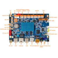 Carte mère de distributeur automatique rockchip Rk3288 arm lvds android Linux carte de contrôle LED