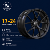 Jantes forgées noires à cinq branches en Y, 2 pièces, 18 19 20 21 pouces, 5x112 5x114.3 5x120 BMW M4