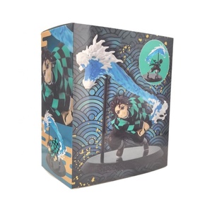 Demon Slayer kimetsu NO yaiba ฟิกเกอร์ใหม่ zenitsu เสาไฟ tanjiro เครื่องประดับอะนิเมะต่อพ่วงตกแต่งแชสซี - Product Image 5