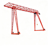 Grue à portique à structure de treillis robuste, conception résistante au vent pour divers projets de levage