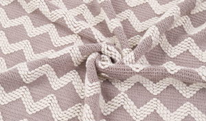 Plaid pour bébé en tricot nordique jaune/<span class=keywords><strong>gris</strong></span> avec pompon, en laine, léger et doux, confortable, couvertures tissées pour canapé - Product Image 3