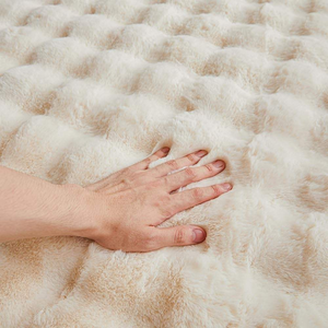 <span class=keywords><strong>Tapis</strong></span> moderne en 3D à bulles, imitation fourrure de lapin, peluche douce en polyester, <span class=keywords><strong>tapis</strong></span> antidérapant lavable pour la prière, le pique-nique, le salon - Product Image 6