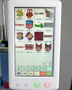 Honpo Nouvelle machine à broder informatisée à 2 têtes pour logo de t-shirt