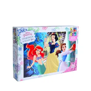 Caja de rompecabezas de princesas personalizada de cultura espléndida para niños 100/500/1000 rompecabezas juguetes educativos 2024