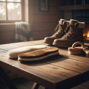 Bottes de pluie en <span class=keywords><strong>peau</strong></span> de <span class=keywords><strong>mouton</strong></span> pure, semelle intérieure brute, doublure en agneau épaisse et moelleuse, bottes de neige pour hommes et femmes, pantoufles - Product Image 1