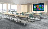 Table pliante moderne pour la maison, le bureau, les conférences, l'école, cadre de table pliante en métal pour la formation
