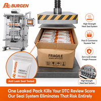 BURGEN Machine d'emballage en stick anti-fuite à changement rapide, haute précision, chauffage constant, 4 à 12 voies, pour boissons fonctionnelles DTC