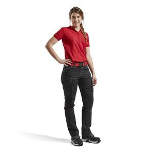 BLAKLADER-Polo Mujer 330710355600S Rojo-EAN 7330509220054 CAMISETAS Y POLOS DE TRABAJO - Product Image 3