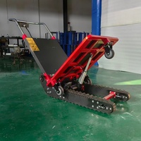 Chariot d'escalade électrique à chenilles haute puissance pour escaliers, capacité 400 kg