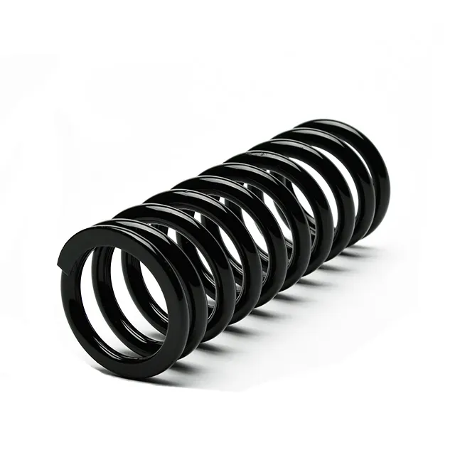 Heavy Duty Wide Diameter Black Endless Spiral Simple Vibrator Customized Compression Spring