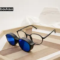 Monture de lunettes à clip magnétique pour femme, Bauhaus, X3176
