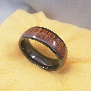 Bague connectée NFC réinscriptible en céramique effet bois T5577 NTAG216 13,56 MHz, étanche IP68, pour contrôle d'accès aux bureaux - Product Image 5
