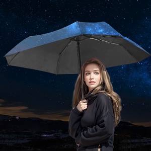 Portable Mini Square Folding Umbrella UV Sun Protection Lightweight Umbrella for Pocket Purse Outdoor Use - Product Image 2